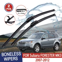 For Subaru FORESTER MK3  2007-2012 Car Windshield Wiper U-type Soft Rubber Frameless Bracketless Car Wipers 24"+18" 1