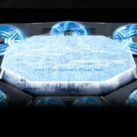 Coolcold 15.6-17.3inch Laptop Cooling Pad with 6 Quiet Fans,7 Height Wind Speed Adjustable,Laptop Cooer With Mobile Phone holder - Image 3