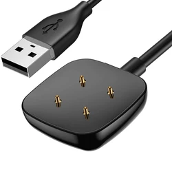 Universal Smart Watch USB Charging Cable Replacement - 3.3ft (Black)