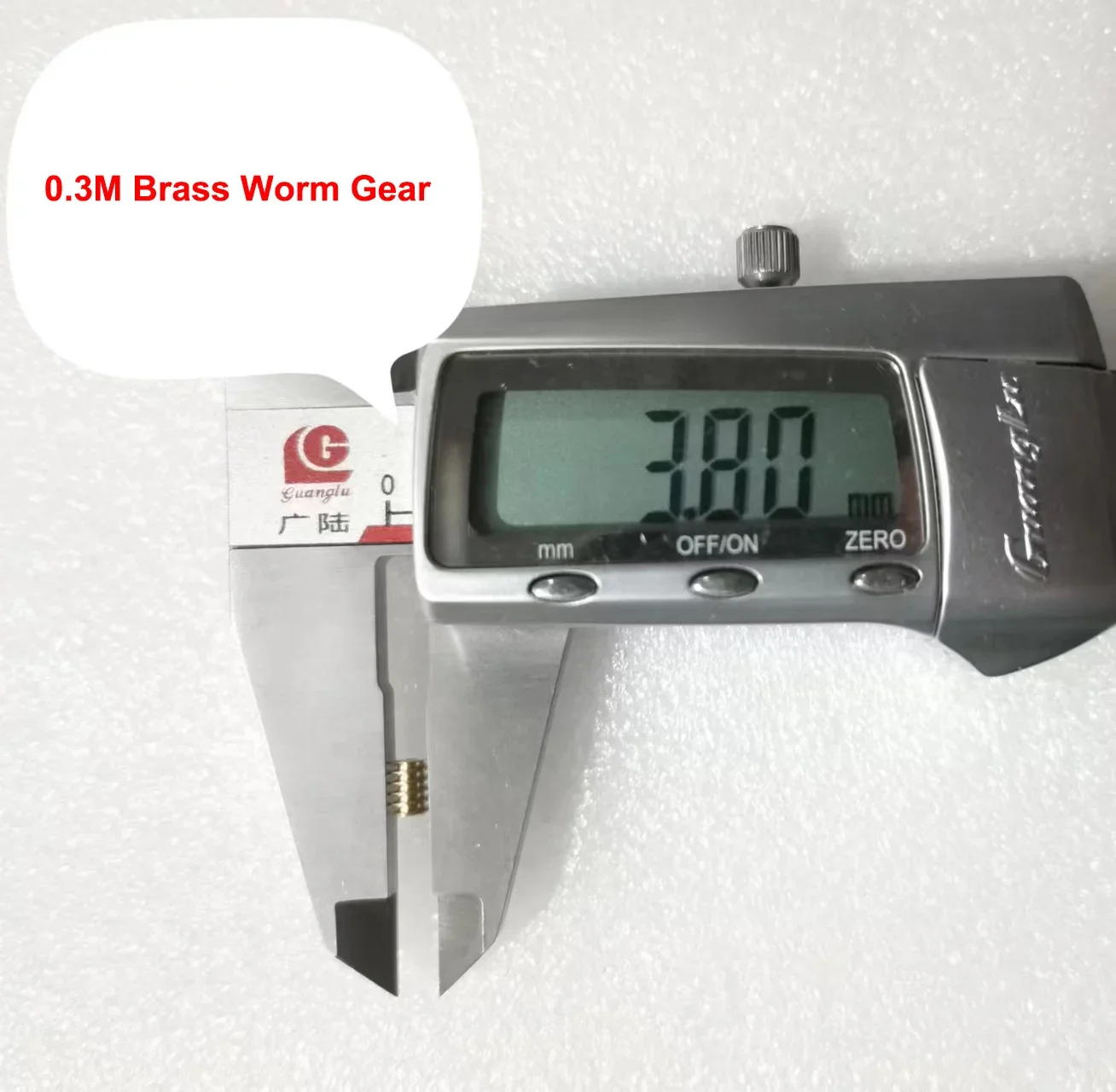 0.3 Modulus Copper Worm Gear 14T Teeth Brass Helical Gear Copper Transimission 1mm 1.5mm Motor Shaft Hole 1PC