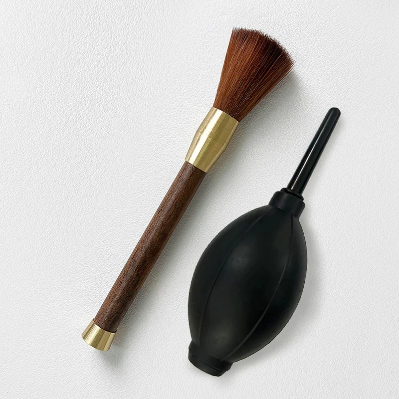 Coffee Grinder Cleaning Tool 2Pcs Air Blower & Brush For Espresso Machine And Portafilter Accessories Camera Dust Clean
