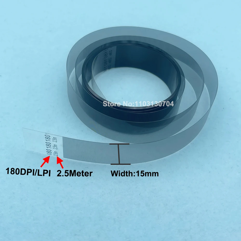 180LPI 180Dpi Encoder Raster Strip Film 2.5M 2.7M 4.5M 5M 15mm per Roland Allwin Stampante Umana Barra Lineare Encoder nastro a griglia - immagine 3