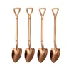 4pcs Rose Gold spoon