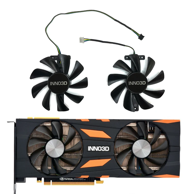 

New 85MM CF9015H12S DC 12V VGA Fan Replacement for INNO3D GeForce RTX2070 RTX2080 RTX 2080TI TWIN X2 Graphics Cooling Fan