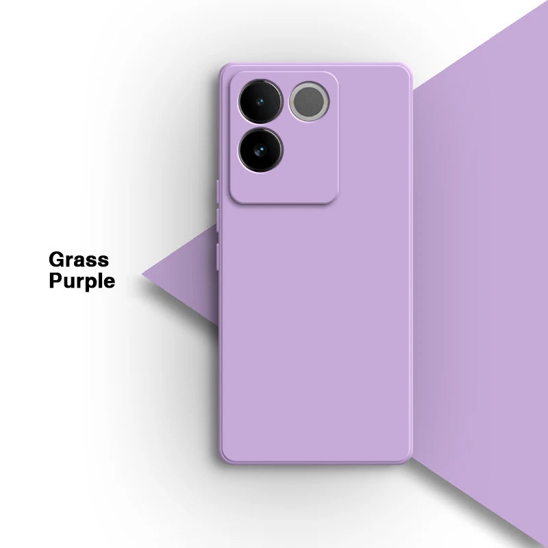 Enhanced Liquid Silicone Shockproof Phone Case with Global Lens Protection