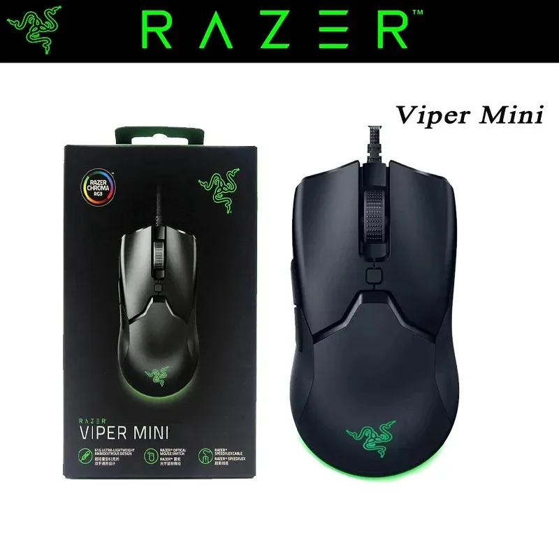 

Проводная игровая мини-мышь Razer Viper, особая версия, оптический датчик 8500DPI, Легкий кабель, Компьютерные периферийные устройства для геймеров