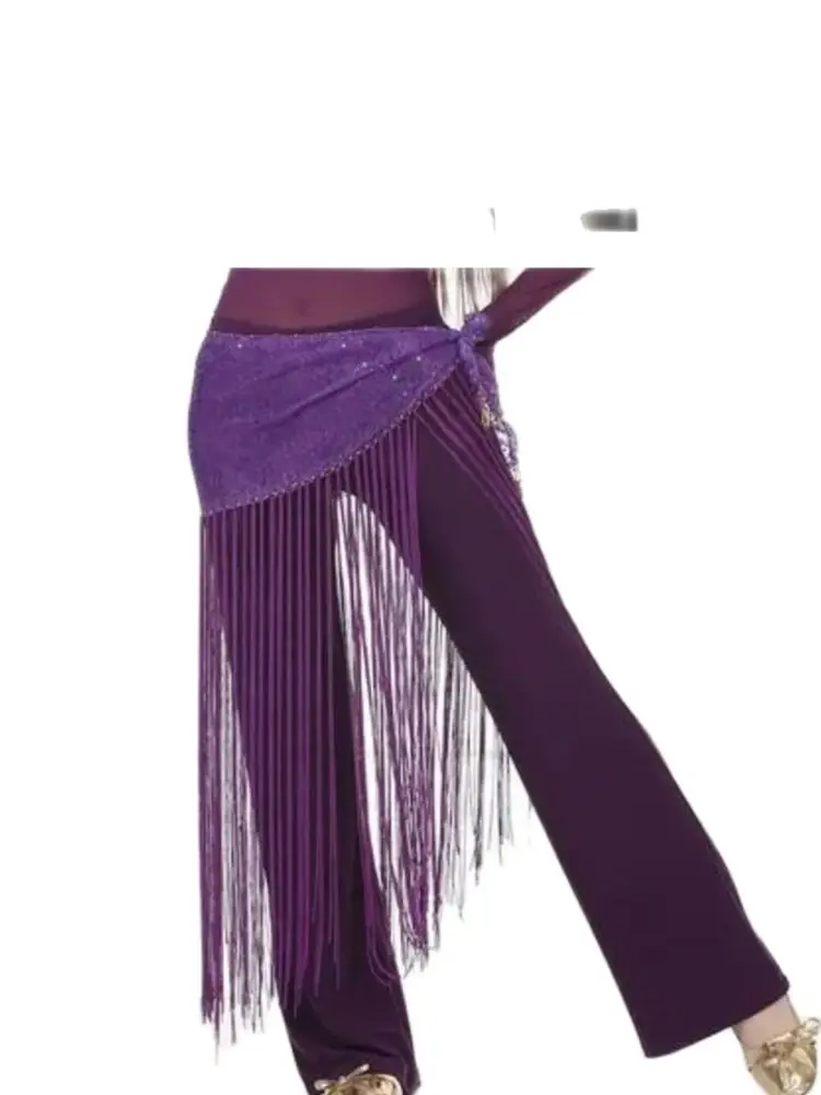 

1pcs/lot woman belly dancing wasit chain patchwork tassel dance wear Hip Scarf free size