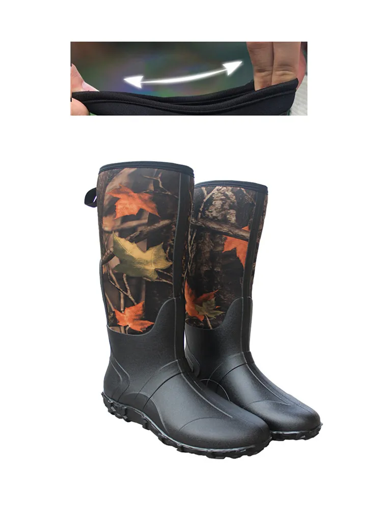Men's Outdoor Anti-Water Shoes Durable Jungle Sports Hunting Fishing High Boots Breathable Anti-Slip Upstream Shoes Water