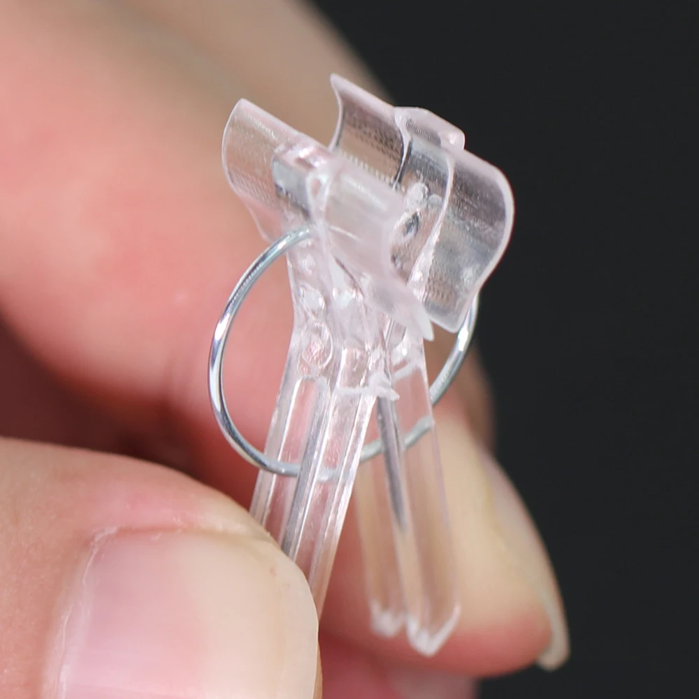 Plastic Plant Supports Plant Clips Plastic Plant Clips Plant Stem Support Plant Support Stick Plant Support Connector Flower Stem Holder 20-100PCS Plastic Grafting Clips Watermelon Garden Plant Support Vegetable Flower Vine Stalks Fix Grow Stands Gardening Supplies