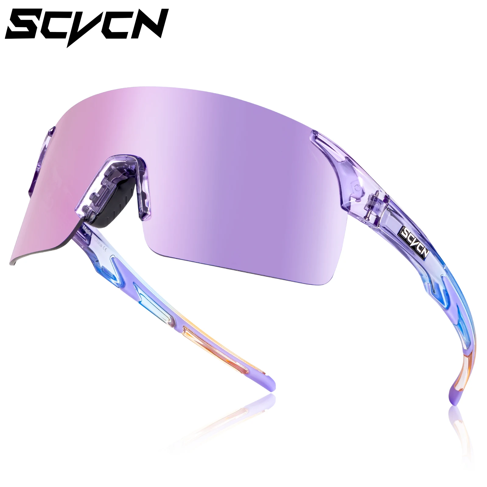 SCVCN Sports Cycling Glasses Men Women Outdoor Riding Windproof Protection Glasses MTB UV400 Sunglasses Fishing Hiking Glasses