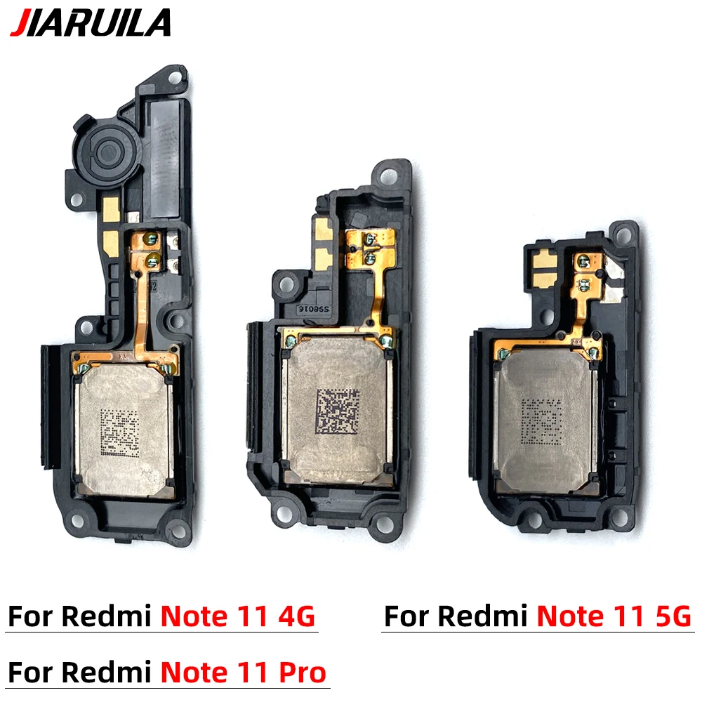 10 Pcs Loudspeaker bottom Loud Speaker Sound Buzzer Ringer Flex Cable For Redmi Note 11 5G / Redmi Note 11 Pro