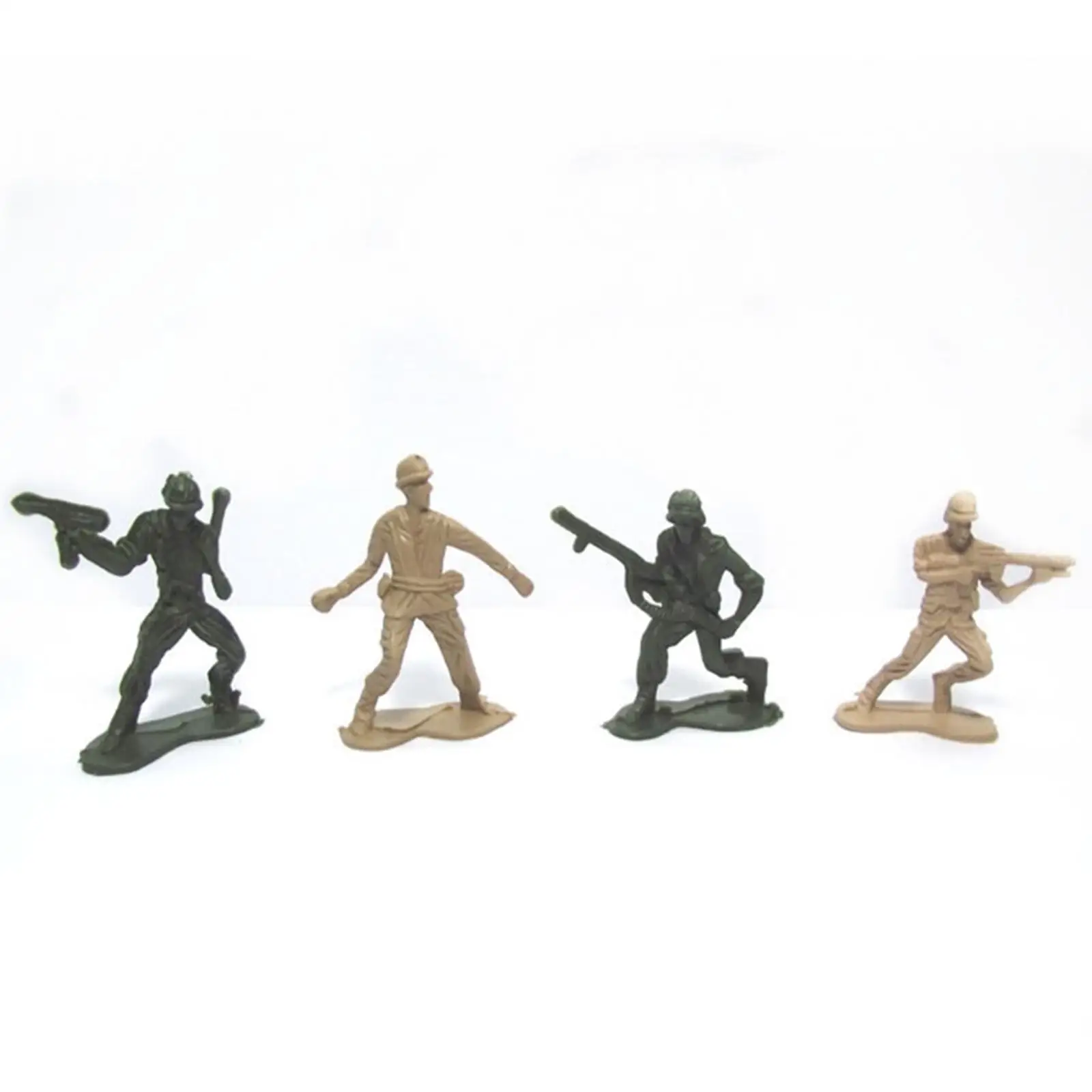 100Pcs Soldiers Model Decorative Toy Collection Gifts for Themed Party Sand