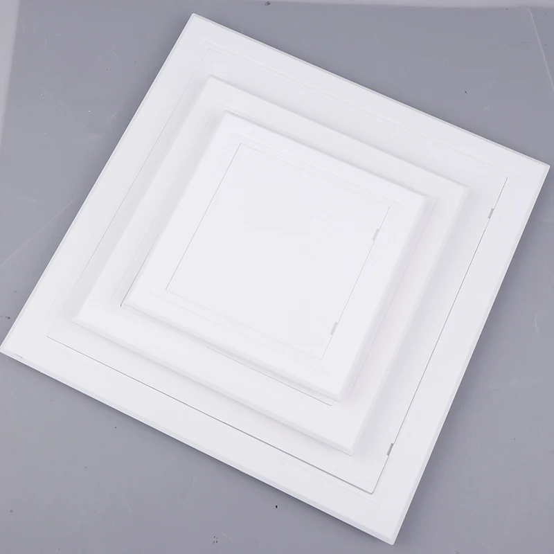 1pc Access Panel Inspection Hole ABS Access Doors Wall Ceiling White Hatch Cover Universal Plastic Push-Type Inspection Port access panel