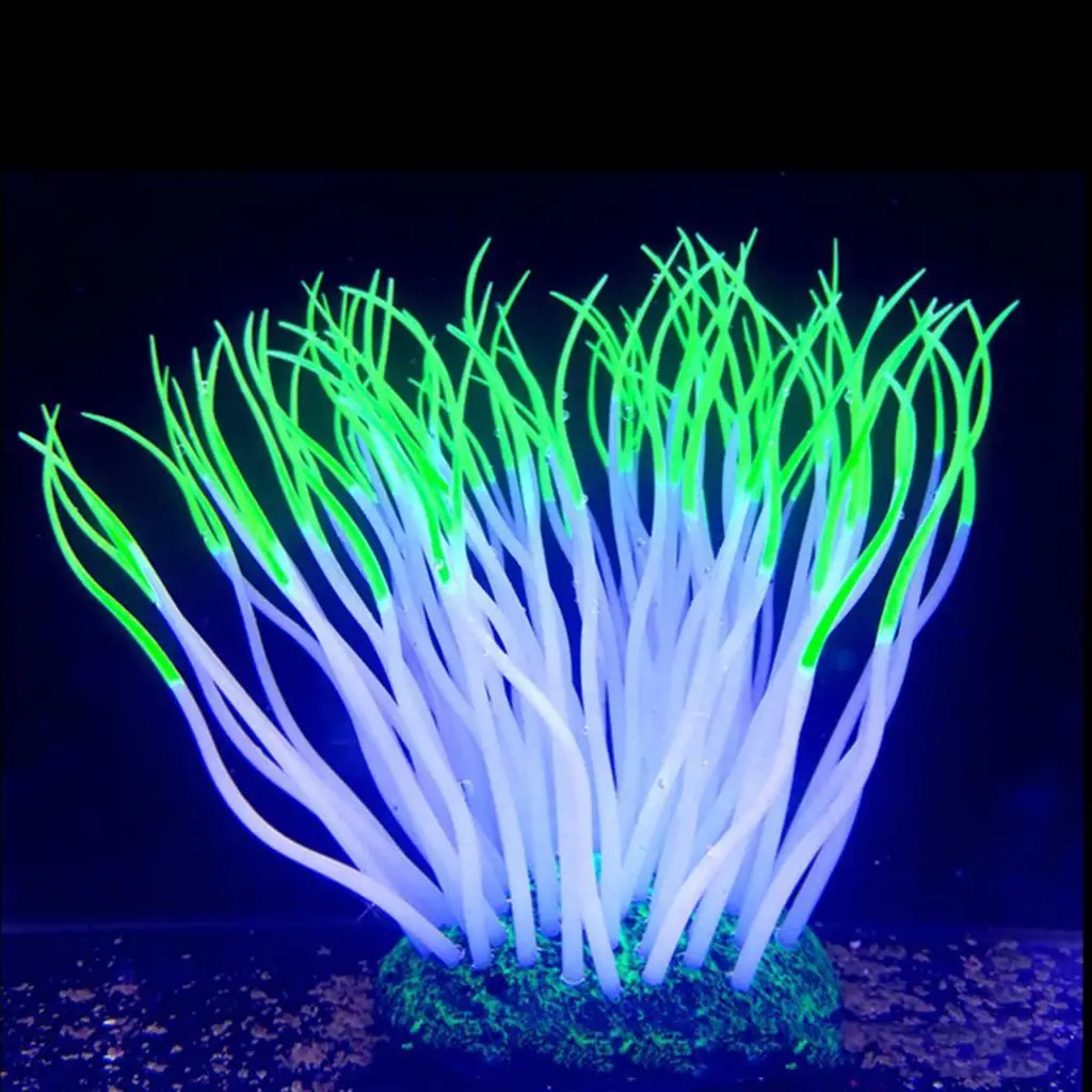 Aquarium Aquarium Ornaments That The Dark Simulation of The Sea Anemone Landscape