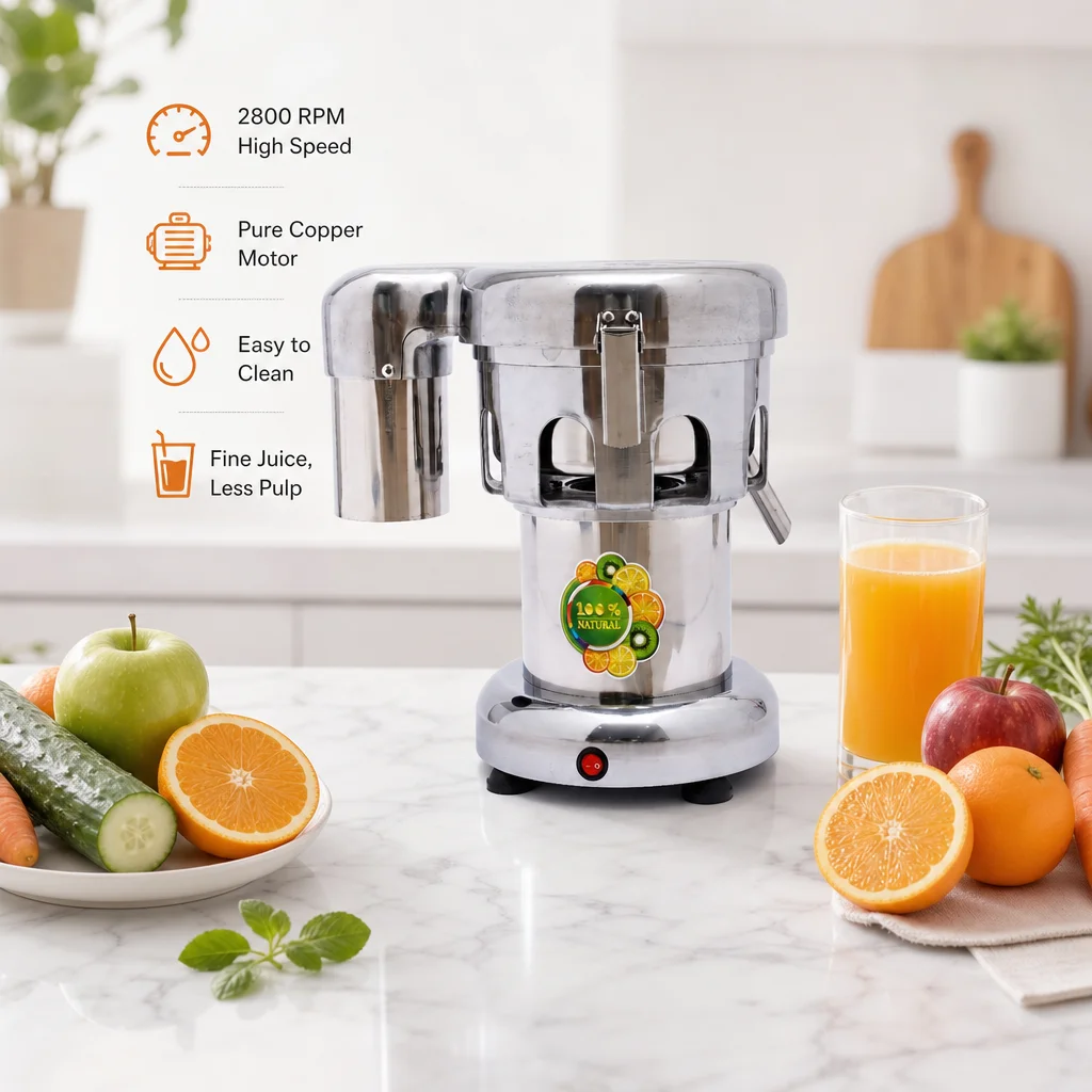 Extracteur de jus centrifuge électrique 370W, extracteur de jus en acier inoxydable avec séparation de la pulpe, bouche large de 3,35 pouces, moteur en cuivre pur 2800 tr/min, prise EU 220V, facile à nettoyer, détachable, pour oranges, pommes, carottes et plus, argent 1 Extracteur de jus centrifuge électrique 370W, extracteur de jus en acier inoxydable avec séparation de la pulpe, bouche large de 3,35 pouces, moteur en cuivre pur 2800 tr/min, prise EU 220V, facile à nettoyer, détachable, pour oranges, pommes, carottes et plus, argent 1