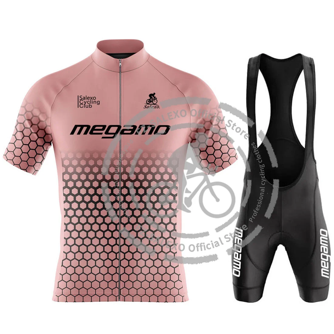 Megamo Team Cycling Jersey Set Men Racing Bicycle Clothing Short Sleeve Mountain Bike Clothes Wear Ropa Maillot Ciclismo
