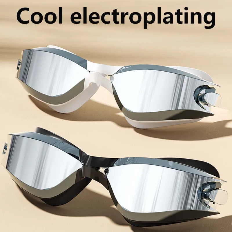 New Swimming Goggles Anti-fog Waterproof UV Protection Professional Adults Swim Goggles Men and Women 4