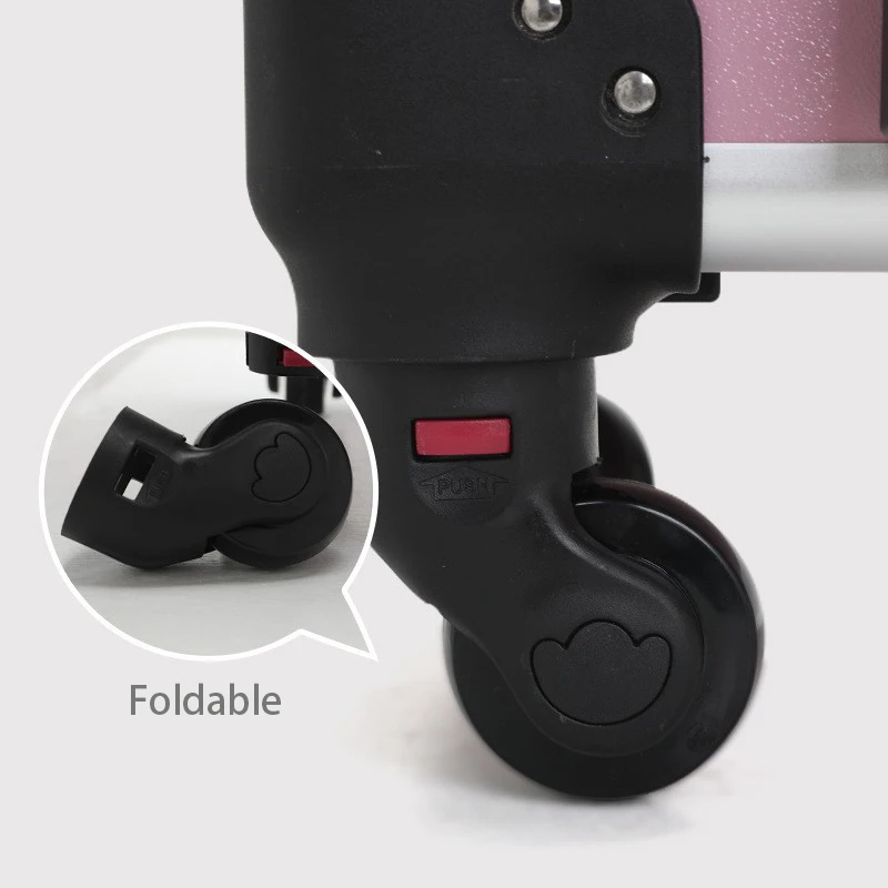 Profi Make-up Koffer Trolley Mit Rollen Und Schloss_voghion.com