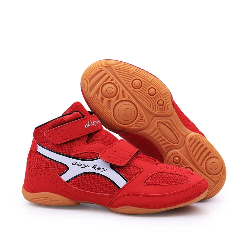 Wrestling Shoes for Kids, Rubber Outsole, Breathable, Wrestling Shoes, Costume for Boys and Girls