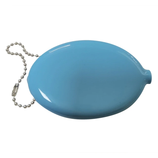 Oval Squeeze Coin Purses - Custom Logo PVC Fashion Design