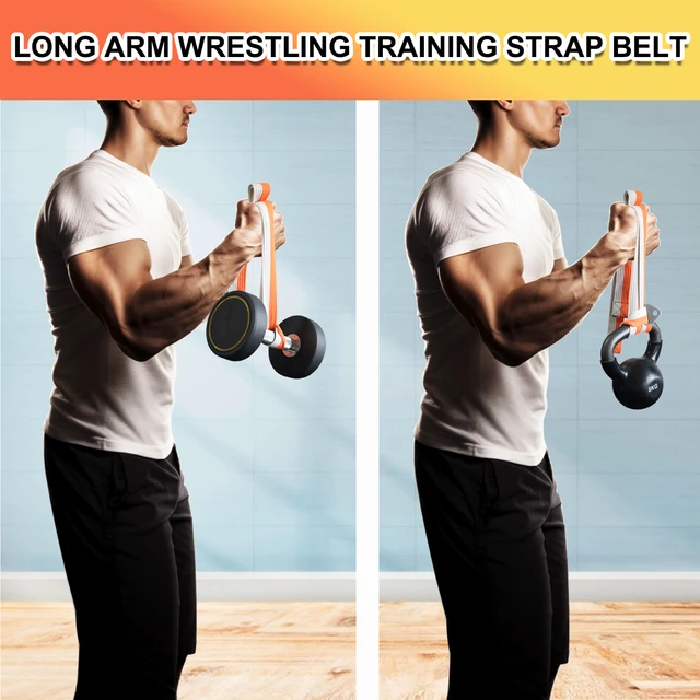Arm Wrestling Pronation Belt Strap- 79" Durable Non-Slip Strap with Triangle Buckle for Forearm Strength Training 6