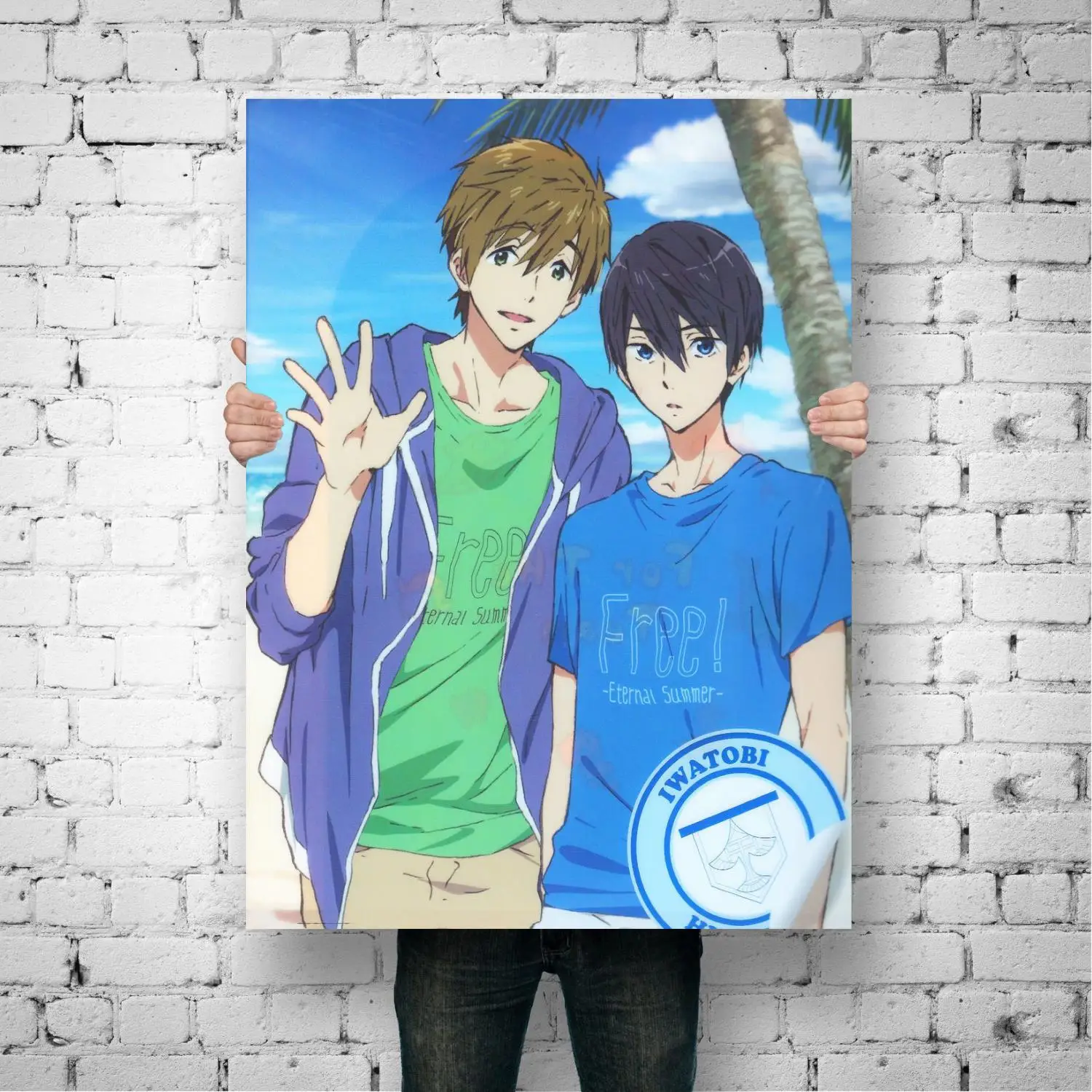 Free! Iwatobi Swim Club - 3D Postcard - Haruka / Makoto / Rin