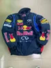 Red Bull racing suit, men's and women's cycling suit, embroidered jacket, spring and summer thin Thick jacket 3