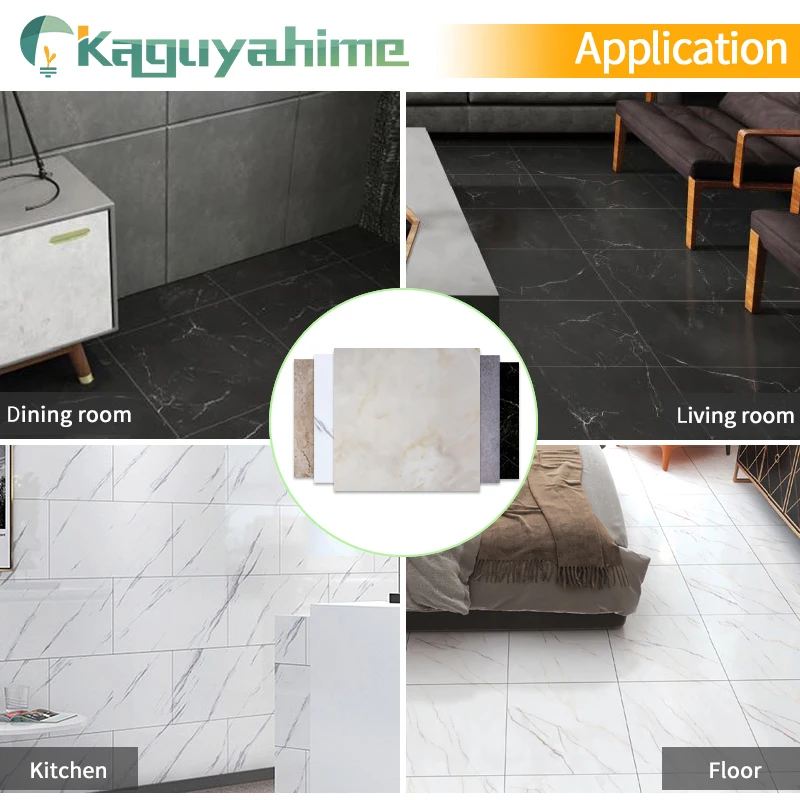 Wall Stickers Waterproof Imitation Marble Tile Floor Stickers 30*30cm 40pcs