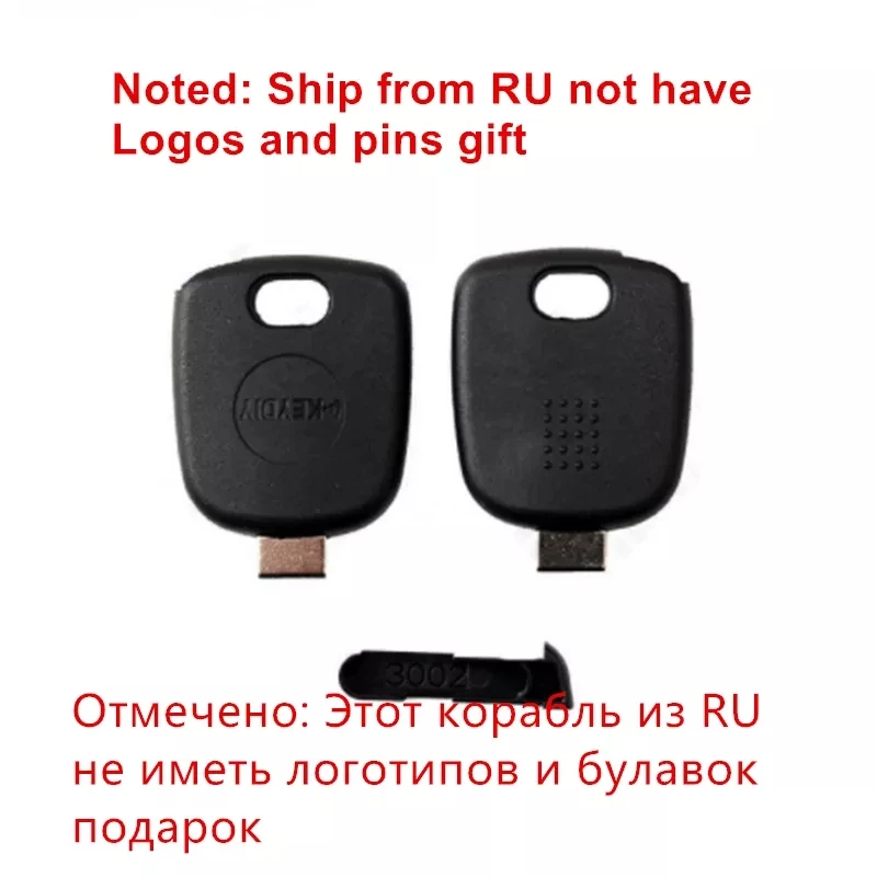 KD Universal Transponder Key Case Spare Chip Key Head KD Xhorse Blade Shell Uncut Remote Blade 5/10/20/30/50pcs key case car key shell key shell transponder chip