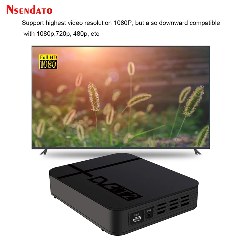 Full HD Digital 1080P TV Receiver Box PVR Terrestrial MPEG-2/4 H.264 TV Receiver Tuner DVB-T2 DVB DVB t2 for Russia EU THAILAND