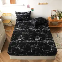 1pc of Bedsheet Green Flower Spring/Summer Fitted Bed Sheet Mattress Round Elasticity Cover,bed Linen,(no Pillowcase) 1