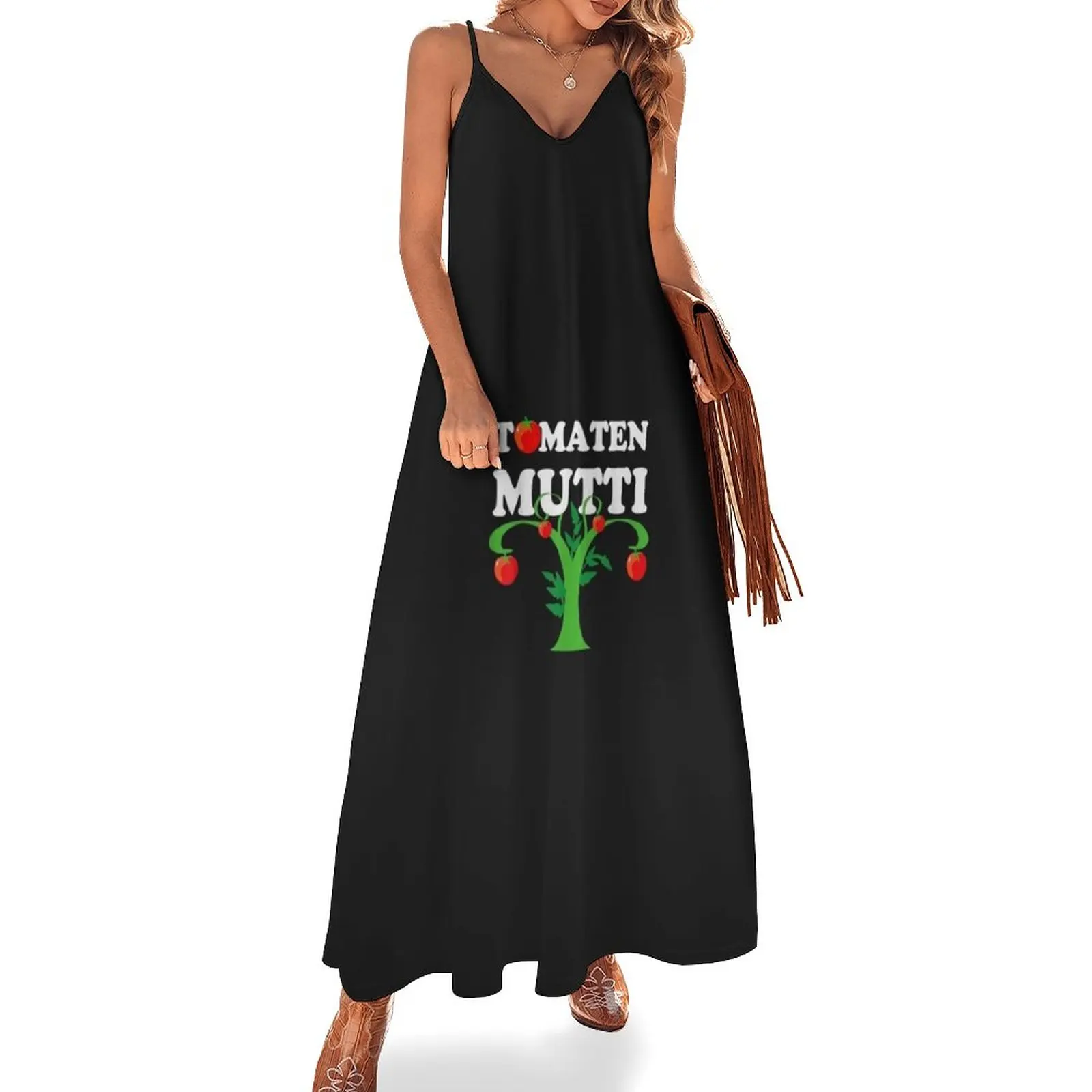 New Tomaten Mutti Lustiges Gartenshirt Come Idea Regalo T-Shirt Abito Senza Maniche Abbigliamento Donna