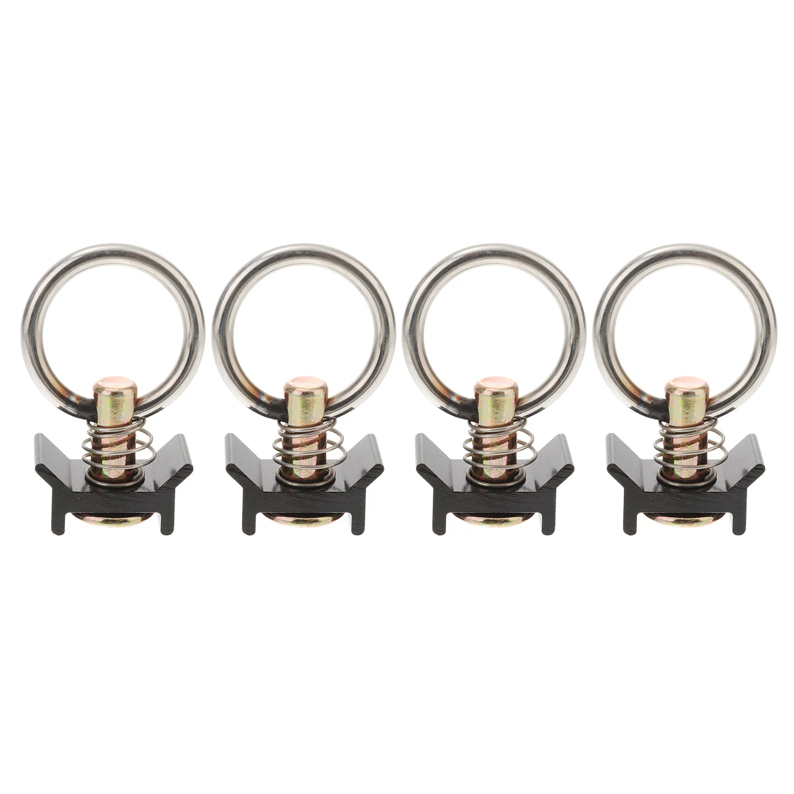 Lot De 12 Ferrures De Rail D'arrimage Aérien - M8x60, 500 DaN - Acier Galvanisé Pour Remorques, Camping-cars