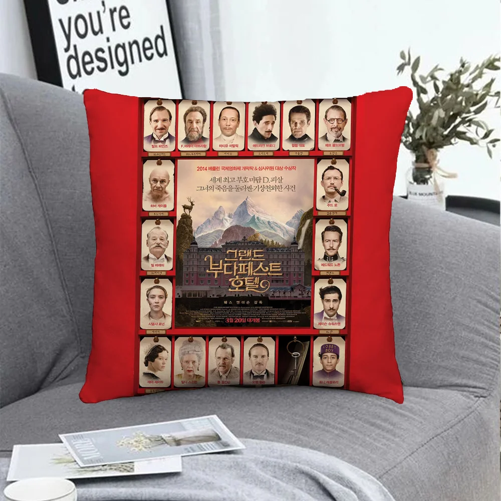 

Sofa Cushion Cover 45*45 Grand Budapest Hotel Pillowcase 40*40 Fall Decor Short Plush Pillow Covers Decorative Cushions for BedV