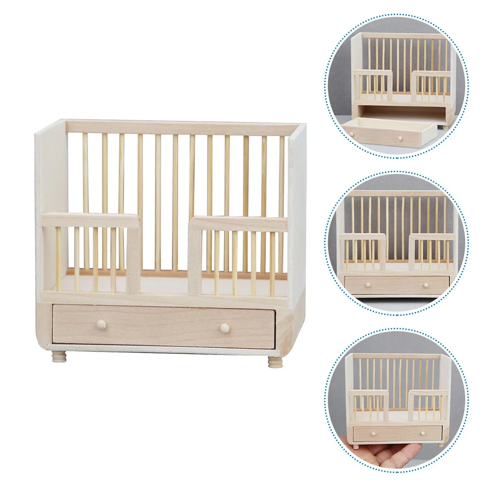 

Домик детская кровать детские игрушки Вуди мини крошечная деревянная модель миниатюрные украшения