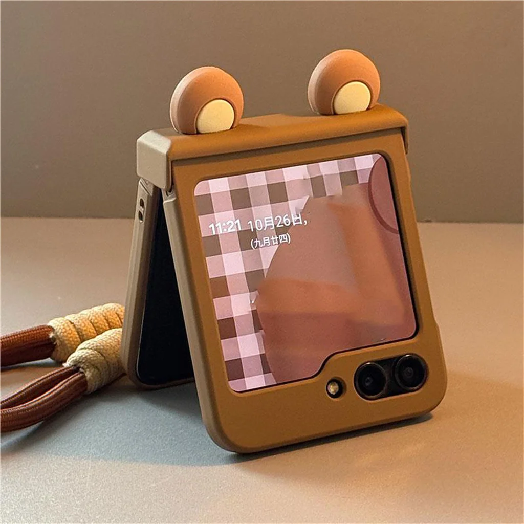 Korean Pink Star Diamond Bow Phone Case with Screen Protector
