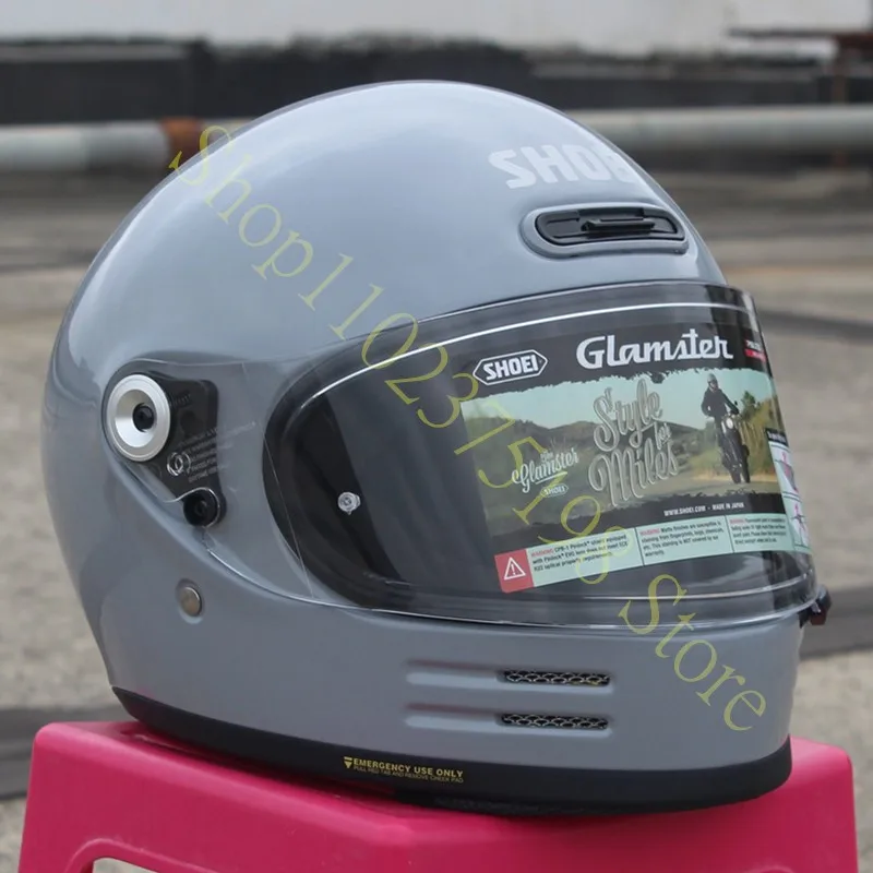 

SHOEI GLAMSTER High quality ABS vintage Japanese full face helmet. For Harley Motorcycle and Cruise Motorcycle Protective Helmet