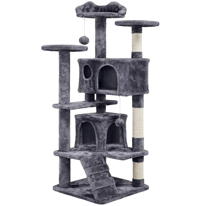 Dark Gray Cat Tree | Dark Gray Cat Tower | Best Cat Tree House