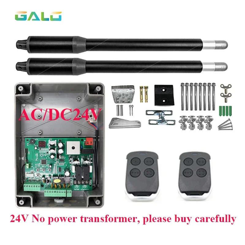 מנוע שער סולארי דו עלה עם פונקציית מניעת גניבה ושלט רחוק - ערכת פתיחת שער סולארי אוטומטית