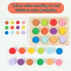 Children Arrow Direction Sensory Games Montessori Logical Thinking Training Wooden Toys Party Activity Color Matching Board Game 3