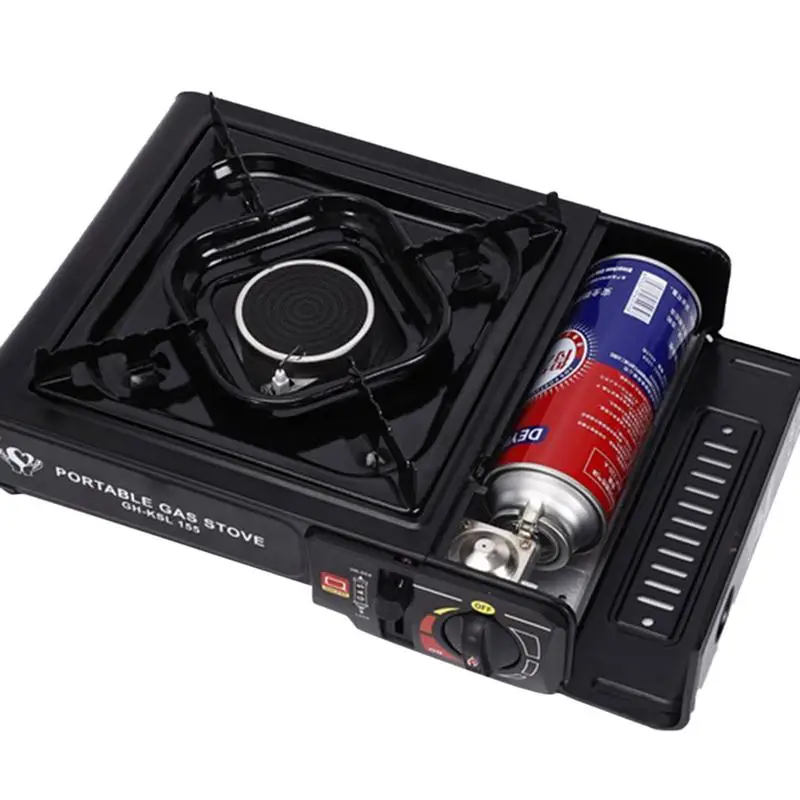 

Kompor Gas Panggangan Kaset Luar Ruangan Kompor Gas Masak Portabel Tungku Masak Aluminium untuk Barbekyu BBQ