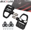 Bucklos for KEO Road Pedals Clip Speed Self-locking Bicycle Pedals Carbon Fiber/Titanium for LOOK KEO Bike Pedal Cycling Parts 1