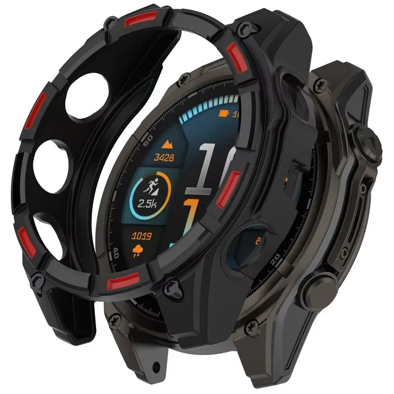 Protective Anti-Scratch Soft TPU Silicone Cover for Garmin Fenix 8 Series