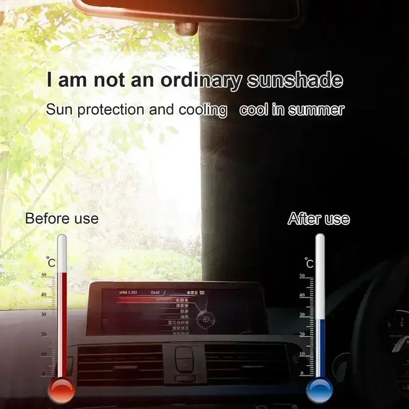 1Pc Brand New Car Windshield Snow Anti-UV Shield for Winter Car Cover Front Window Anti Ice Frost Outdoor Car Protection Cover