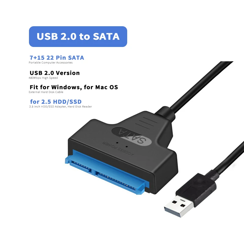 SATA para usb 3.0 2.0 cabo de