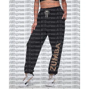 2026 Spring Summer Hot Selling ZW New Fashion Trend Personalized Printed 3D Black Loose Pants Men and Women Casual Sports Pants