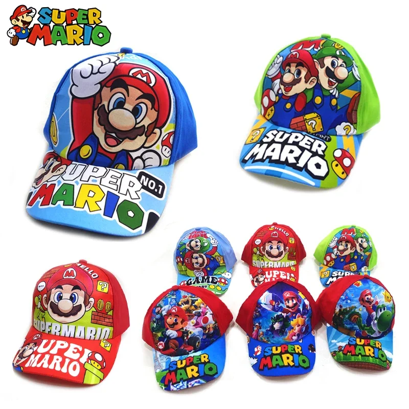 Super Mario Bros Bambini Berretti Da Baseball Cartoon Berretto Con Visiera Viseras Deportivas Visiera Cappello Outdoor Casual Ragazzi Regalo Di Comple