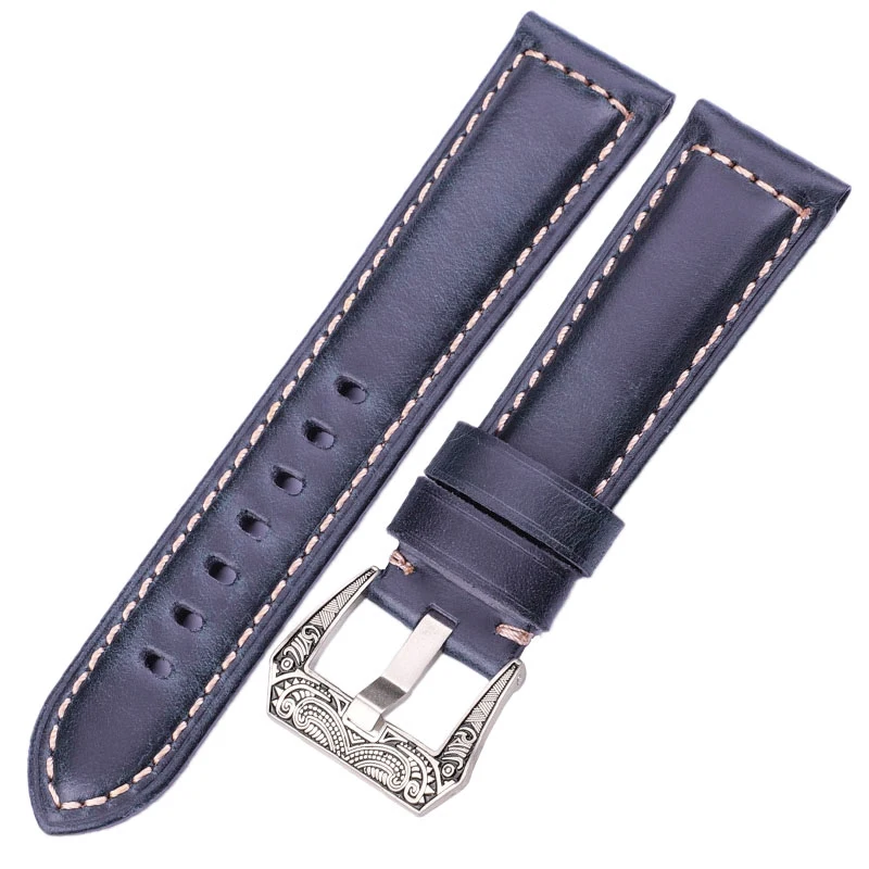 Elegant Multicolor Genuine Leather Watch Band Bracelet