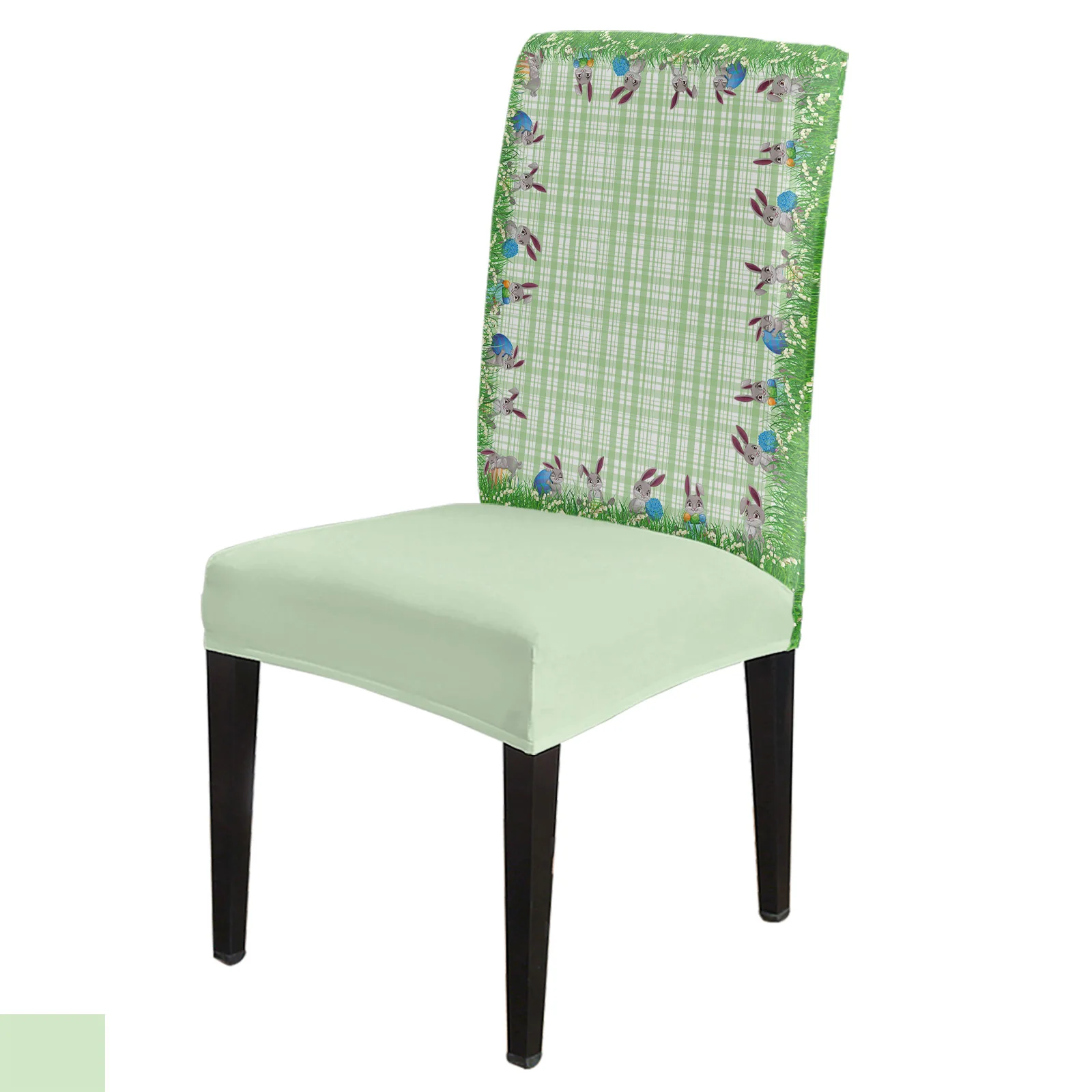 

Чехол на стул из спандекса с изображением Пасхальной травы кролика