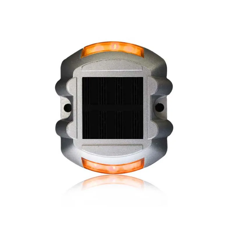 Solar Ground Lights Blue LED Waterproof Horseshoe Design Solar Energy Road Stud Light